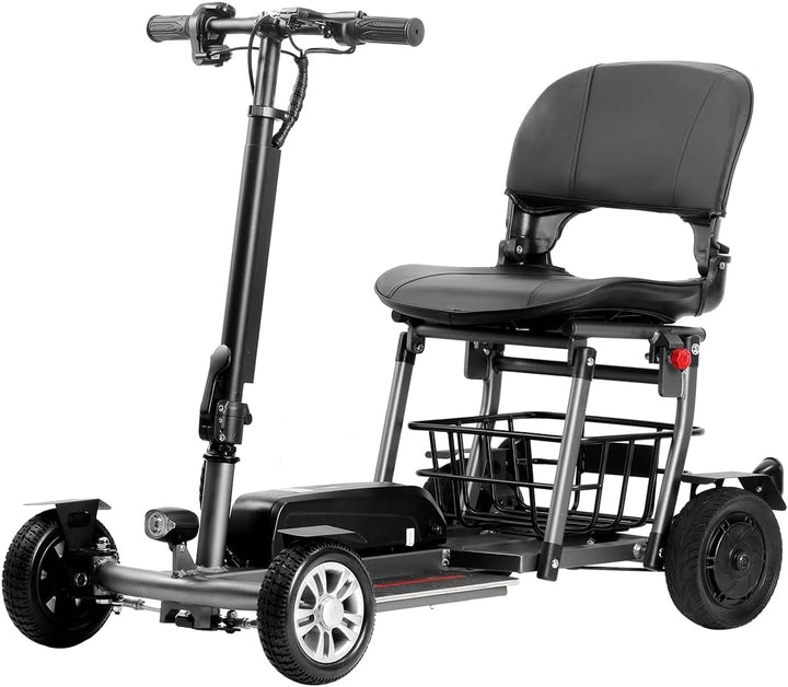 Lightweight 4 Wheel Foldable Mobility Scooter with Lithium Battery