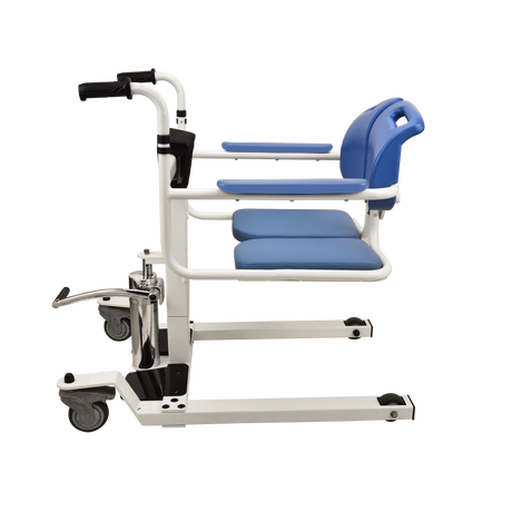 Transfer Chair Hydraulic with Soft Premium Seat - Australian Assistive Technology Centre