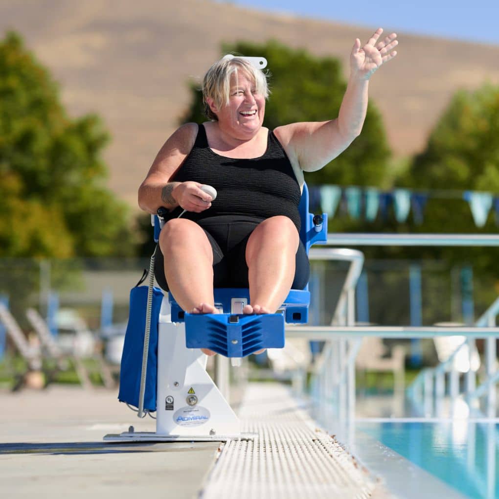 Aqua Creek Admiral Pro Pool Lift - Australian Assistive Technology Centre