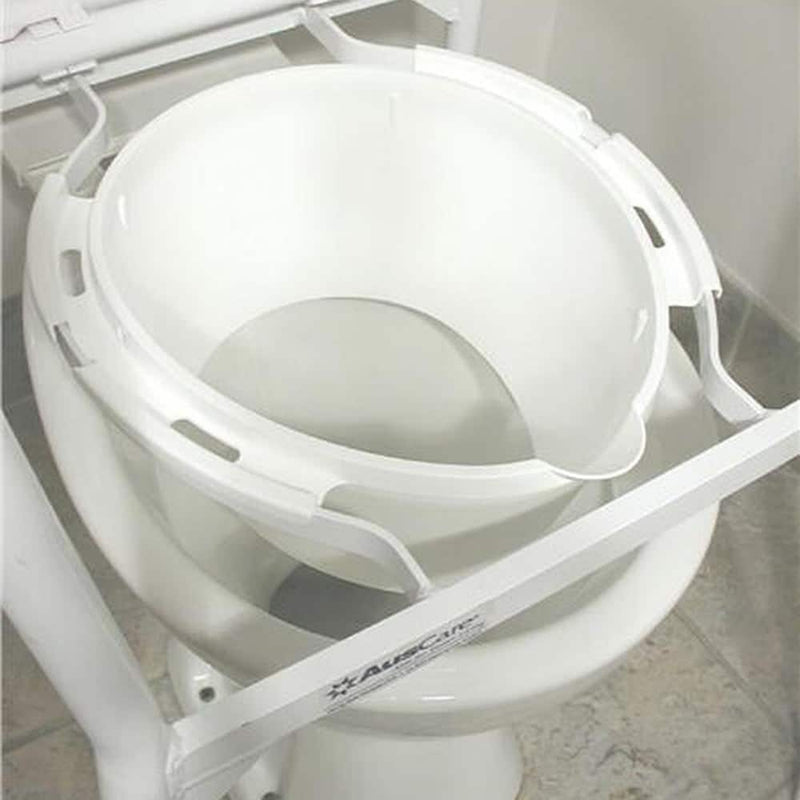 Splash Guard For Folding Over Toilet Aid
