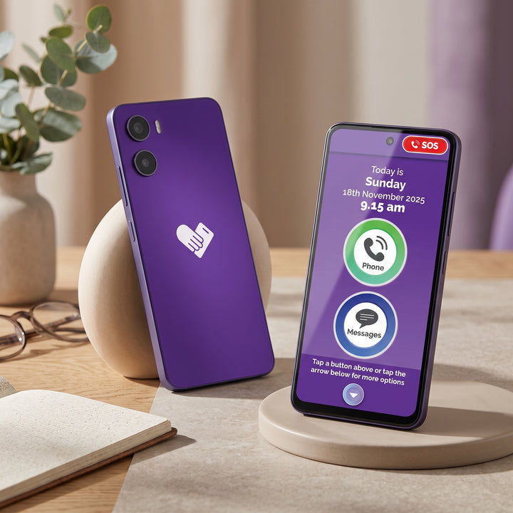 Big Purple Phone Talk & Text