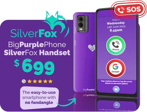 BigPurplePhone SilverFox - Australian Assistive Technology Centre