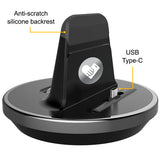 Tabletop Charger for Big Purple Phone - Australian Assistive Technology Centre