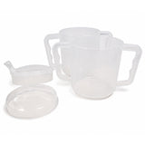 Homecraft Two Handled Mug, 270ml, Pair, with Spout and Splash Lids