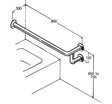 Bath Rail 32mm Stainless Type 023 - Australian Assistive Technology Centre