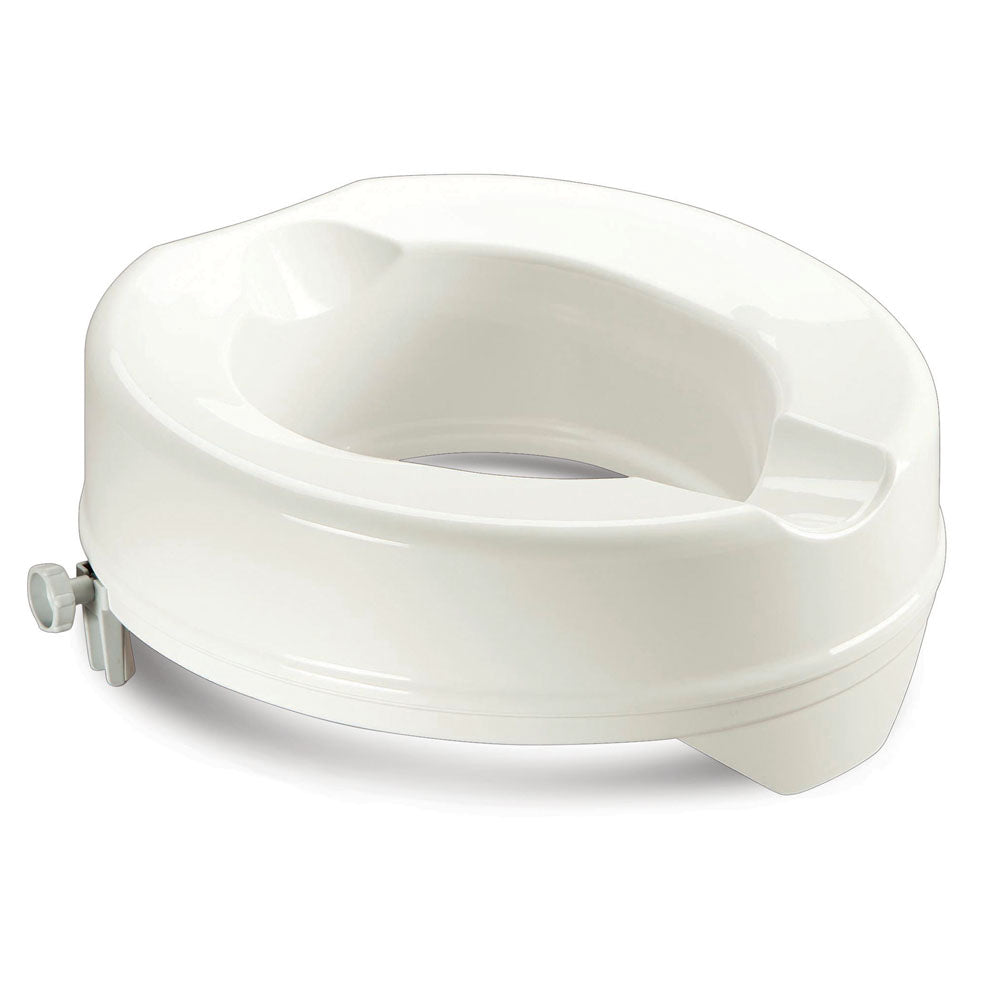 CareQuip Prima Raised Toilet Seat - Australian Assistive Technology Centre