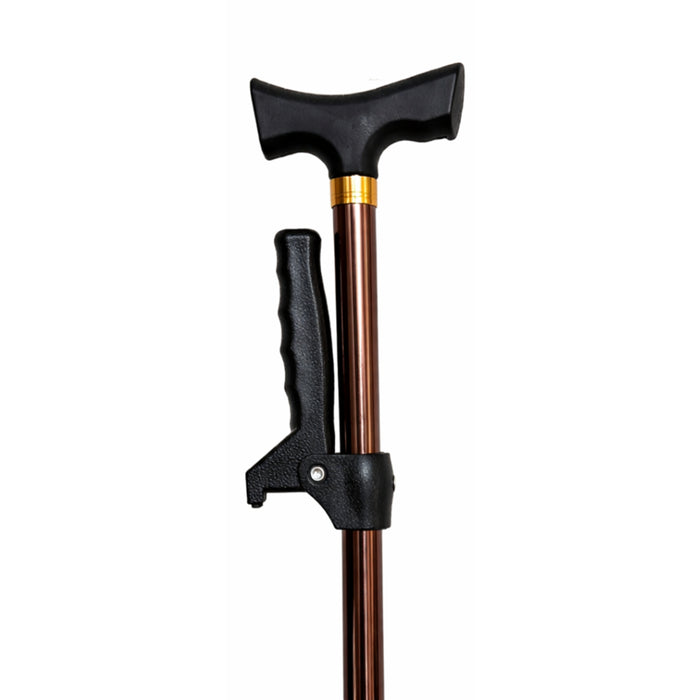 Days Sit to Stand Assist T-Handle Walking Stick with Lever, Bronze - Australian Assistive Technology Centre