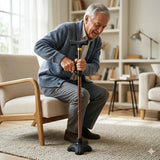 Days Sit to Stand Assist T-Handle Walking Stick with Lever, Bronze - Australian Assistive Technology Centre