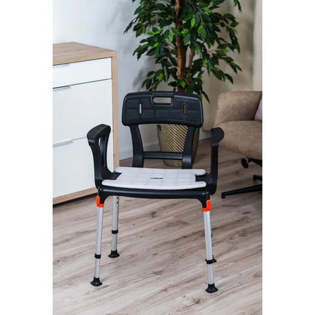 King Shower Seat With Back & Armrests - Australian Assistive Technology Centre