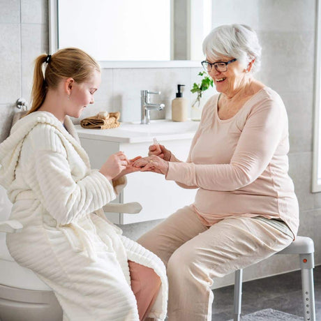 Etac My-Loo Fixed Toilet Seat with Arm Supports - Australian Assistive Technology Centre