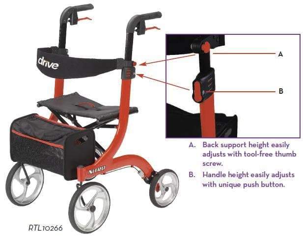 Drive Nitro Rollator / Walker