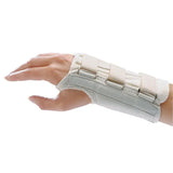 Rolyan D-Ring Wrist Brace, Regular Length, Beige