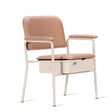 KCare Maxi Deluxe Bedside Commode Vanilla/Champagne - SWL 160kg - Australian Assistive Technology Centre