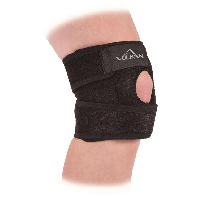 VULKAN Open Knee Support, Universal Size, Black - Australian Assistive Technology Centre