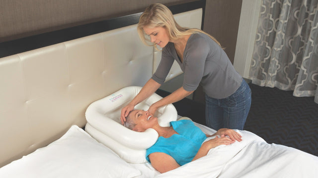 Inflatable Shampoo Basin, Heavy Duty Vinyl - Australian Assistive Technology Centre