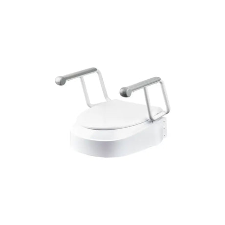 Homecraft Raised Toilet Seat with Armrests - Australian Assistive Technology Centre