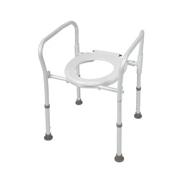 Homecraft Aluminium Folding Over Toilet Aid, without Bucket and Lid - Australian Assistive Technology Centre