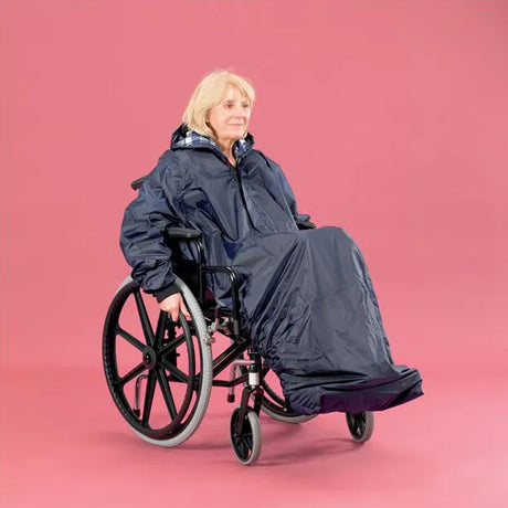 Homecraft Wheelchair Mac with Sleeves, Un-Lined, Standard Length    BEHINN - Australian Assistive Technology Centre
