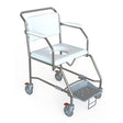 TRANSIT MOBILE SHOWER COMMODE WITH SLIDEOUT FOOTPLATE - Australian Assistive Technology Centre