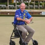K Care Deluxe Bowls Seat Walker 8" - Charcoal - Australian Assistive Technology Centre