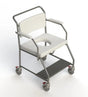 KCare Attendant Propelled Shower Commode with Weight Bearing Footrest - Australian Assistive Technology Centre