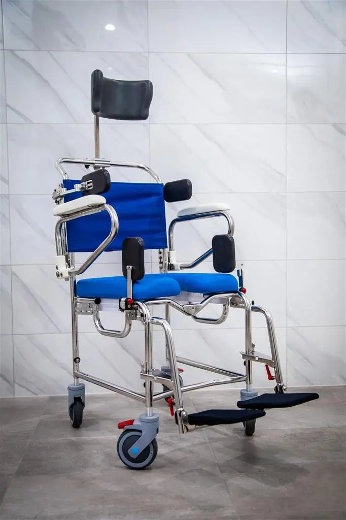 KCare REHAB Transit Mobile Shower Commode Frame - Australian Assistive Technology Centre