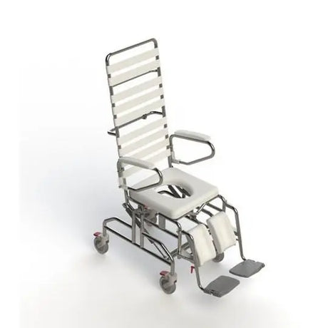 KCare Tilt In Space Height Adjustable Shower Commode - 445mm - Australian Assistive Technology Centre