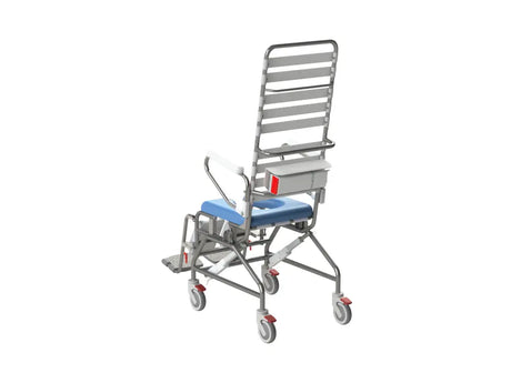 KCare Electric Tilt In Space Mobile Shower Commode with Swingaway Footrest - 445mm - Australian Assistive Technology Centre