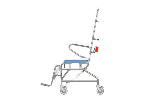 KCare Electric Tilt In Space Mobile Shower Commode with Swingaway Footrest - 445mm - Australian Assistive Technology Centre
