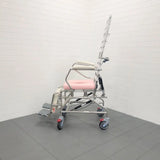 KCare Tilt In Space with Recline Mobile Shower Commode with Swingaway Footrest - 445mm - Australian Assistive Technology Centre