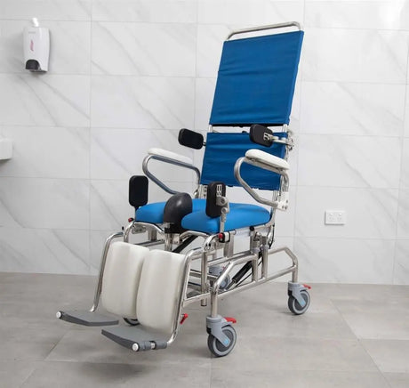 KCare REHAB Tilt in Space Mobile Shower Commode Frame - Australian Assistive Technology Centre