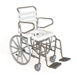 Self Propel Folding Mobile Shower Commode with Swingaway Footrest - Right Side Open 445mm - Australian Assistive Technology Centre