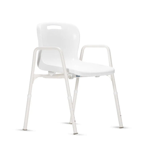 KCare Shower Chair with Arms and Clip On Plastic Seat - 500mm - Australian Assistive Technology Centre