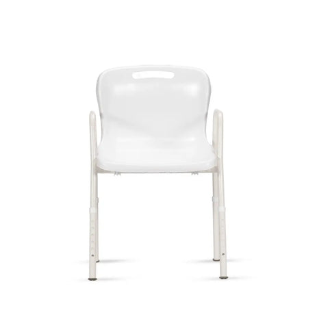 KCare Shower Chair with Arms and Clip On Plastic Seat - 410mm - Australian Assistive Technology Centre