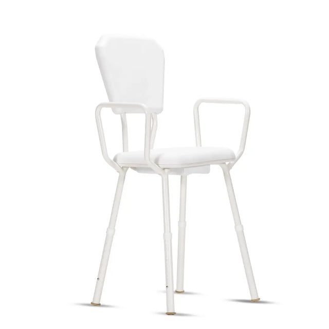 KCare Shower Stool with Arms and Padded Backrest - Australian Assistive Technology Centre