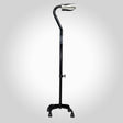 KCare Quad Cane Anodised Black - Australian Assistive Technology Centre