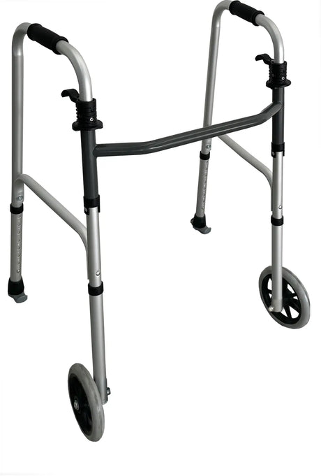 KCare 2 Wheel Aluminium Pick Up Frame with Wheels and Skis - Australian Assistive Technology Centre