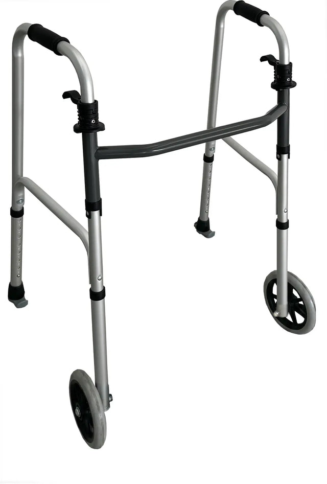 KCare 2 Wheel Aluminium Pick Up Frame with Wheels and Skis - Australian Assistive Technology Centre