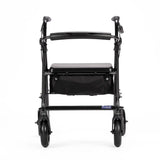 KCare Bowls Walker - 8'' Soft PU Wheels - Black Aluminium - Australian Assistive Technology Centre