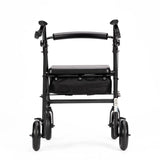 KCare Bowls Walker - 8'' Soft PU Wheels - Black Aluminium - Australian Assistive Technology Centre