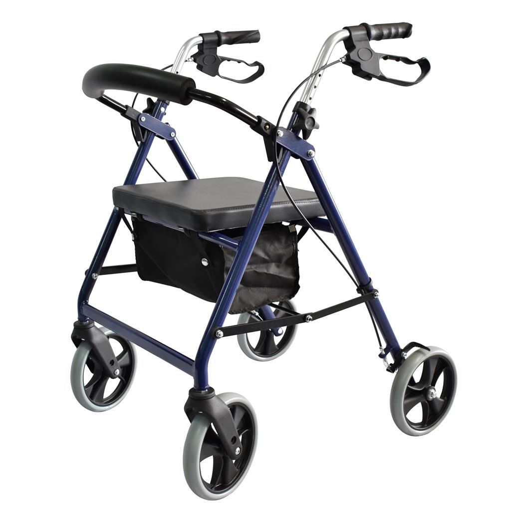 KCare Premium 8'' Walker - Aluminium - SWL 200kg - Australian Assistive Technology Centre