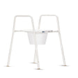 KCare Over Toilet Frame with Clip On Plastic Seat and Splash Guard - 465mm - Australian Assistive Technology Centre