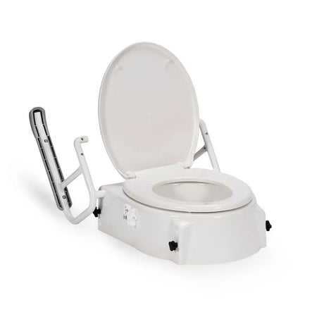 Toilet Seat Raiser with Swingback Arms - Australian Assistive Technology Centre