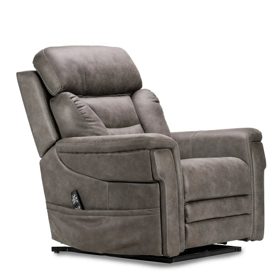 K Care Alivio Donatello Petite Plus Multi-Function 5-Motor Electric Lift Recliner Chair in Grey - Australian Assistive Technology Centre