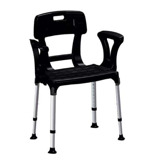 King Shower Seat With Back & Armrests                            BEHI - Australian Assistive Technology Centre