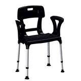 King Shower Seat With Back & Armrests                            BEHI - Australian Assistive Technology Centre