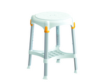 KING Rotating Round Stool Height Adjustable with Tray