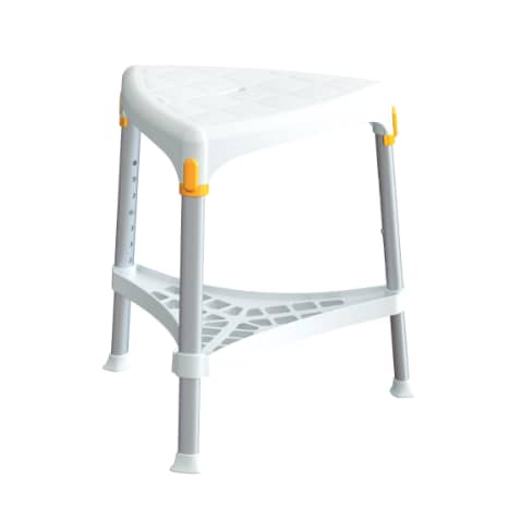 King Triangle Stool With Try, Adjustable Height            BEHI - Australian Assistive Technology Centre