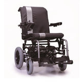KCare Karma KP10.3 Ergo Nimble Power Wheelchair Silver and Black 18" - Australian Assistive Technology Centre