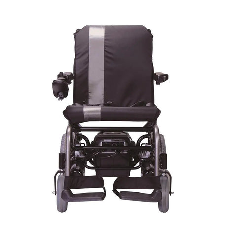 KCare Karma KP10.3 Ergo Nimble Power Wheelchair Silver and Black 18" - Australian Assistive Technology Centre